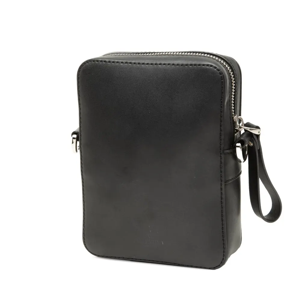 Valentino Small Leather VLTN Crossbody Black Leather Very good - Back View