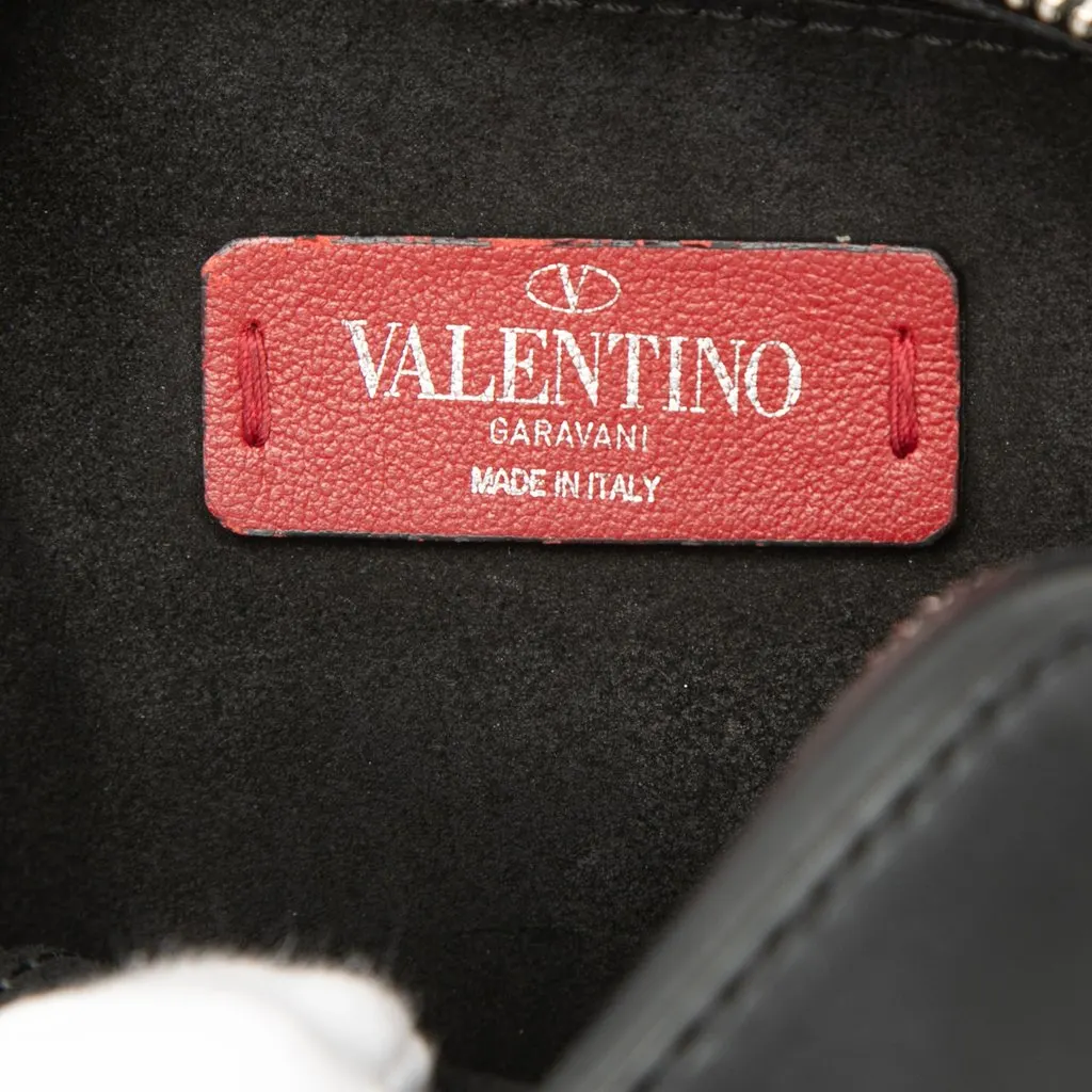 Valentino Small Leather VLTN Crossbody Black Leather Very good - Box View