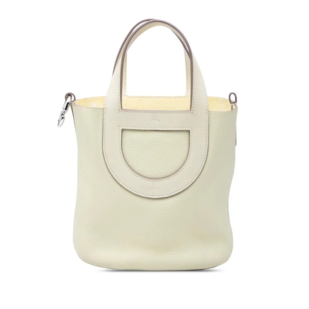 Hermès Clemence and Swift In The Loop 18 Yellow Leather Very good - Front View