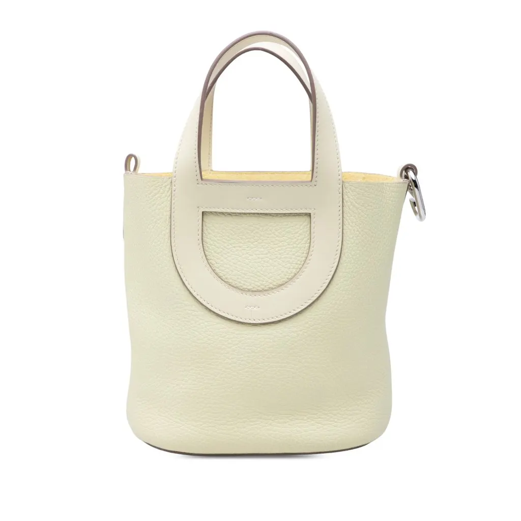 Hermès Clemence and Swift In The Loop 18 Yellow Leather Very good - Back View