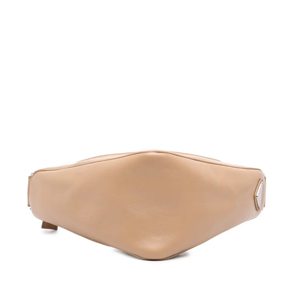 Prada Grace Lux Triangle Crossbody Beige Leather Very good - Inside View