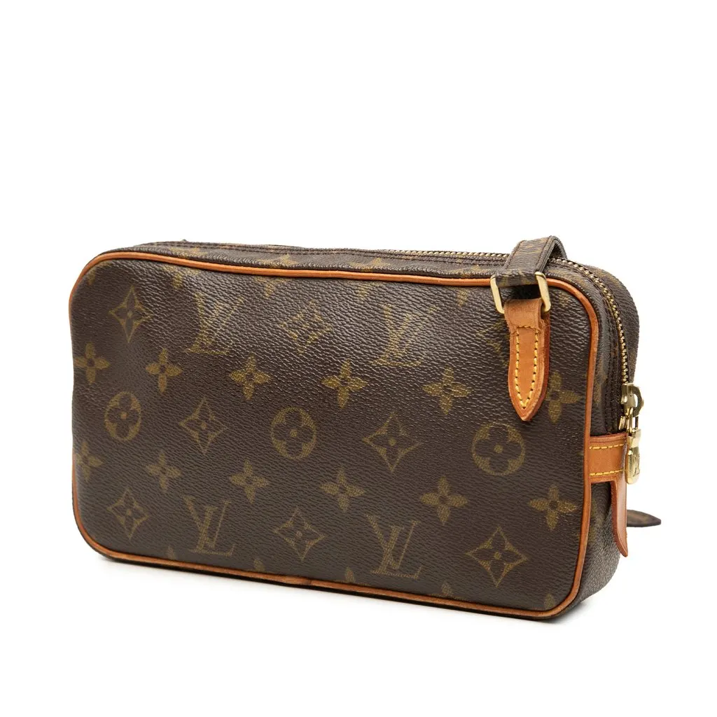 Louis Vuitton Monogram Pochette Marly Bandouliere Brown Very good - Back View