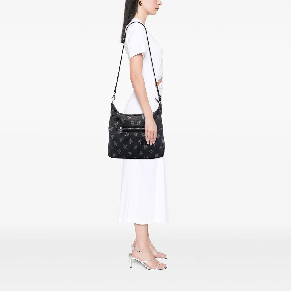 Celine Macadam Denim Crossbody Black Very good - Box View