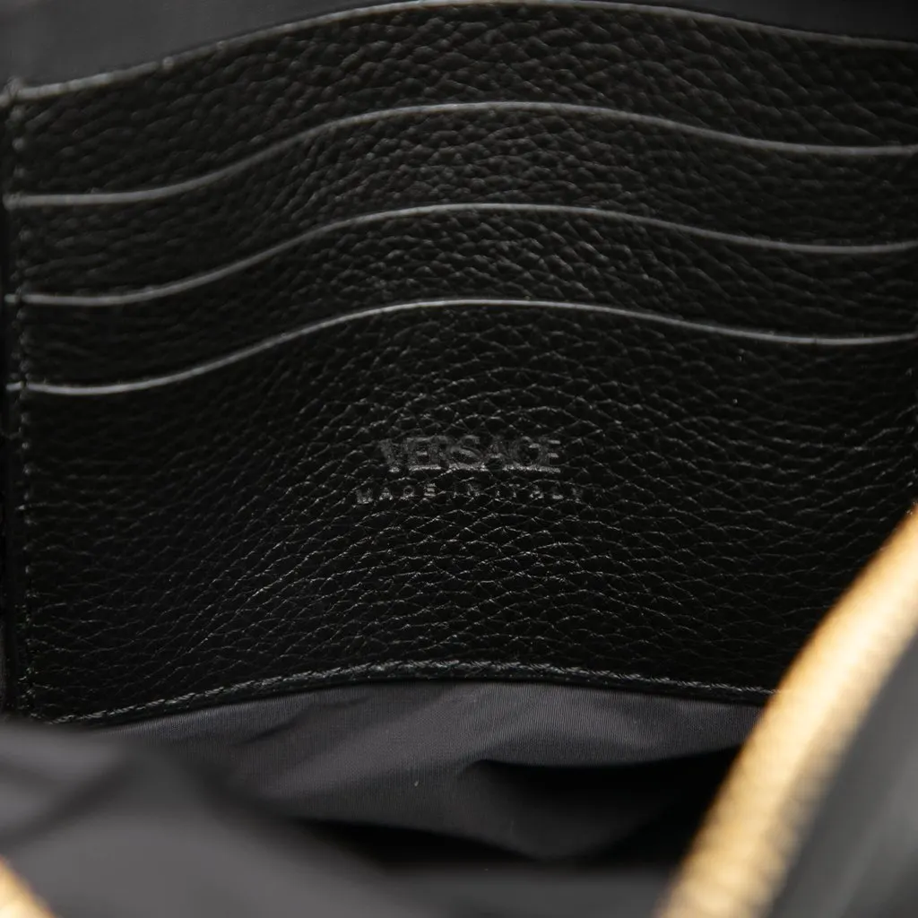 Versace Leather Medusa Crossbody Black Leather Very good - Box View