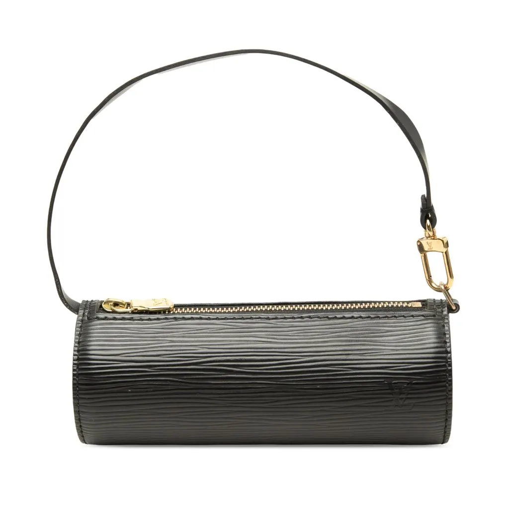 Louis Vuitton Epi Pochette Papillon Black Leather Very good - Front View