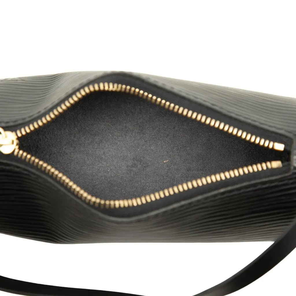 Louis Vuitton Epi Pochette Papillon Black Leather Very good - Model View