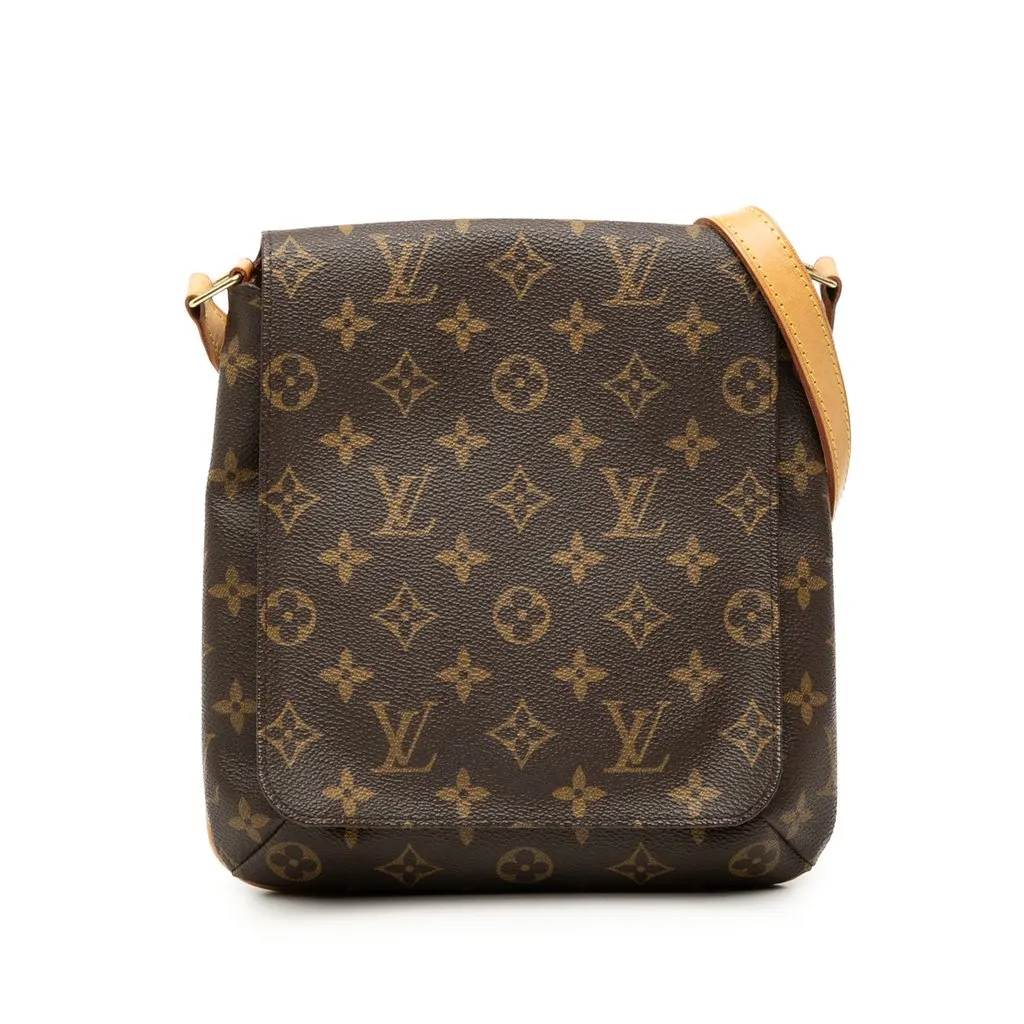 Louis Vuitton Monogram Musette Salsa PM Short Strap Brown Very good - Front View