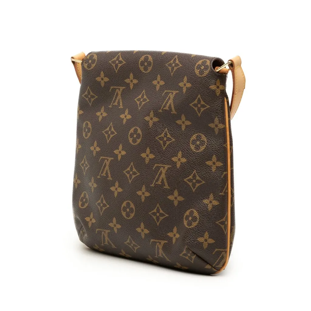 Louis Vuitton Monogram Musette Salsa PM Short Strap Brown Very good - Back View