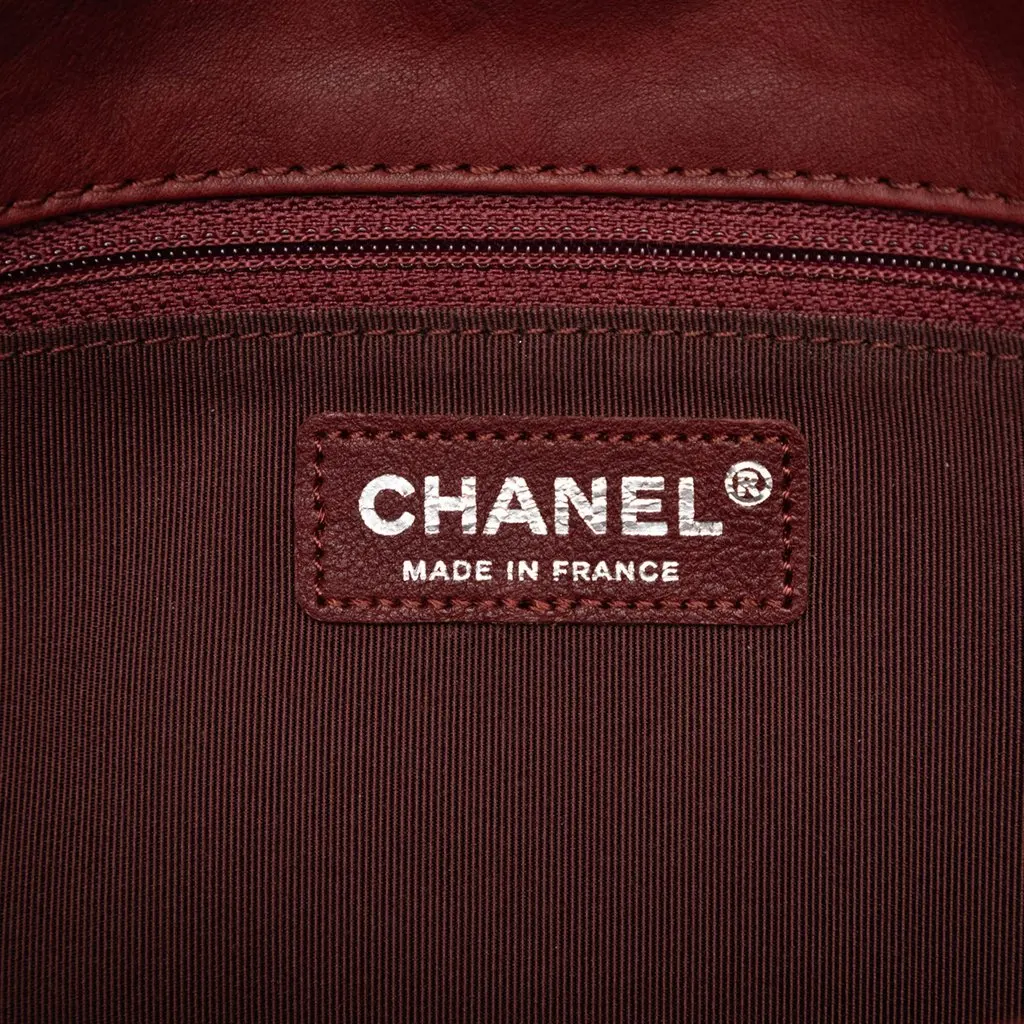 Chanel Paris Dallas Medium Quilted Calfskin Cowboy Boy Flap Red Leather Very good - Box View