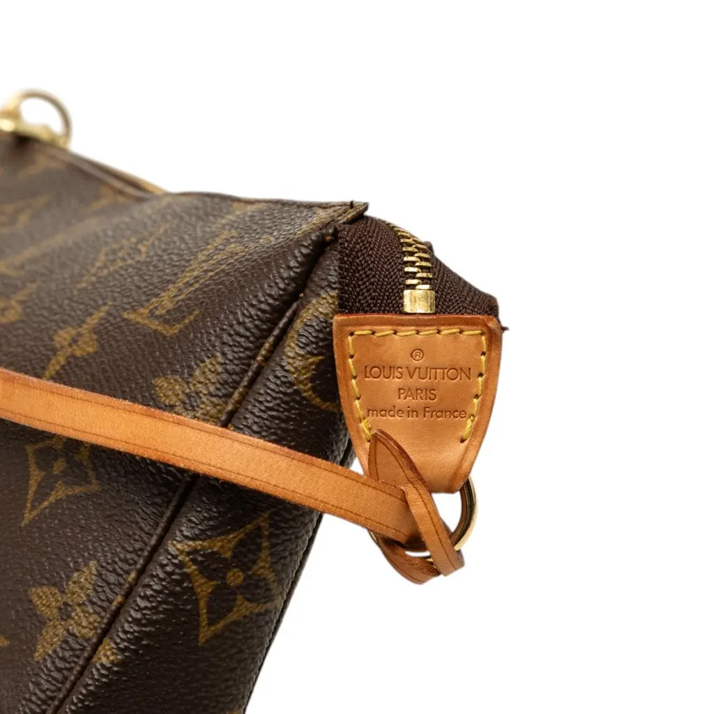 Louis Vuitton Monogram Pochette Accessoires Brown Canvas Very good - Box View