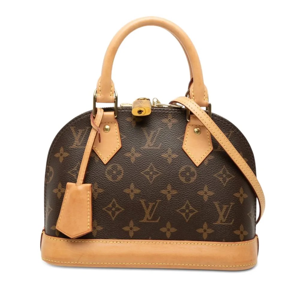 Louis Vuitton Monogram Alma BB Brown Very good - Front View