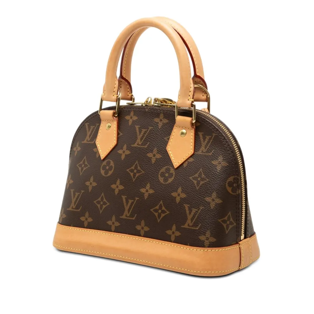 Louis Vuitton Monogram Alma BB Brown Very good - Back View
