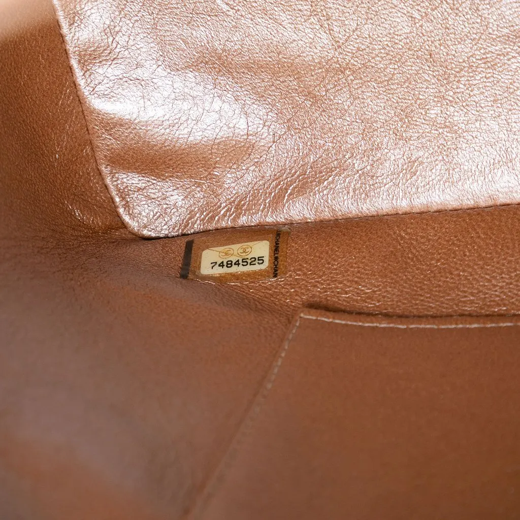 Chanel Lambskin Medallion Tote Beige Leather Very good - Box View