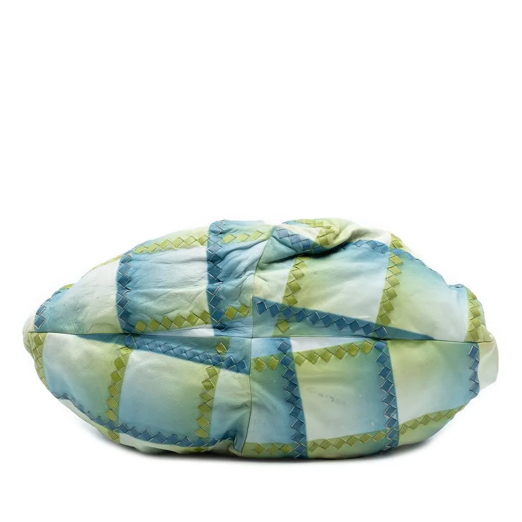 Bottega Veneta Nappa Intrecciato Aquilone Fortune Cookie Hobo Blue Leather Very good - Inside View