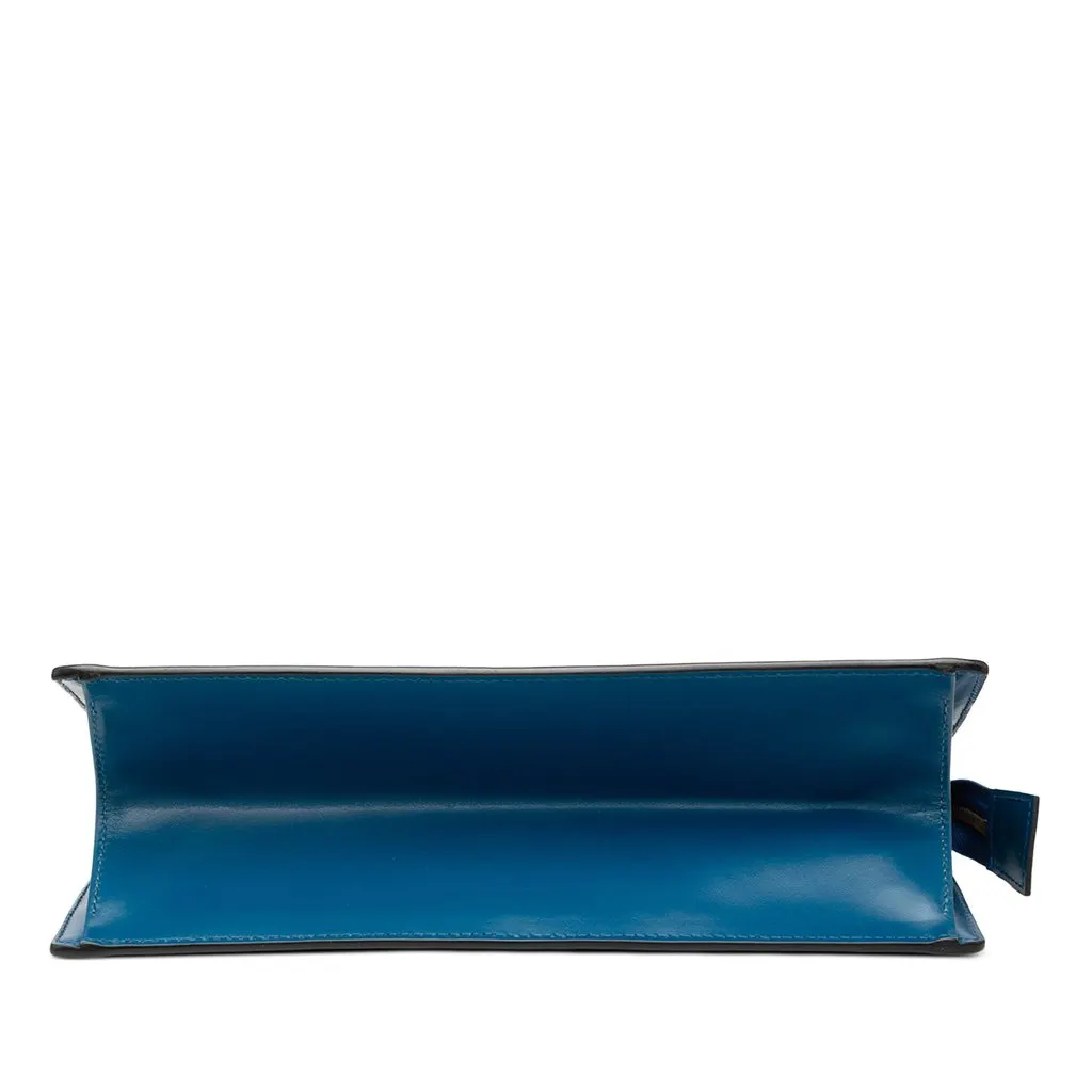 Louis Vuitton Epi Trousse Crete Blue Leather Very good - Inside View