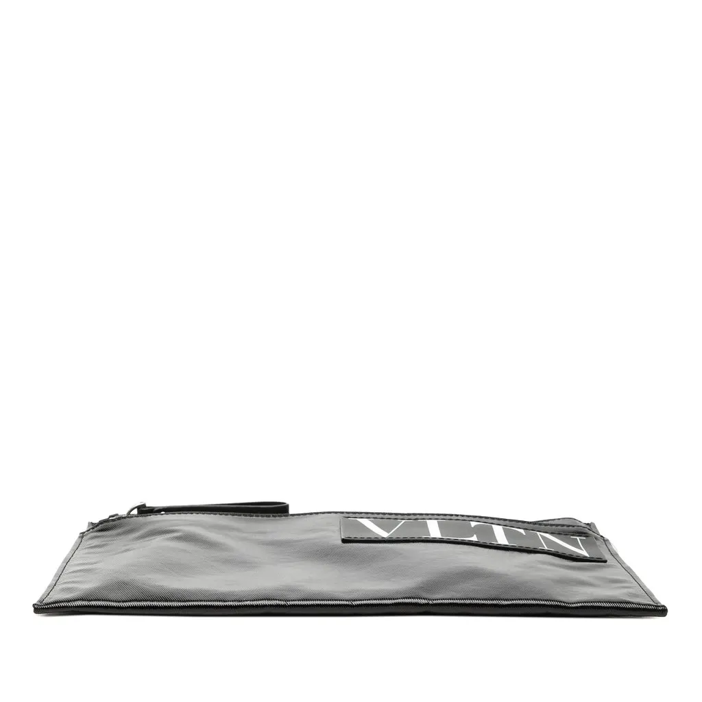Valentino Vinyl VLTN Clutch Black Plastic Very good - Inside View
