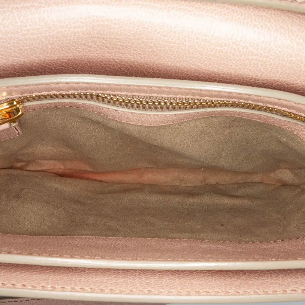 Tom Ford Medium Leather Natalia Crossbody Pink Leather Good - Model View