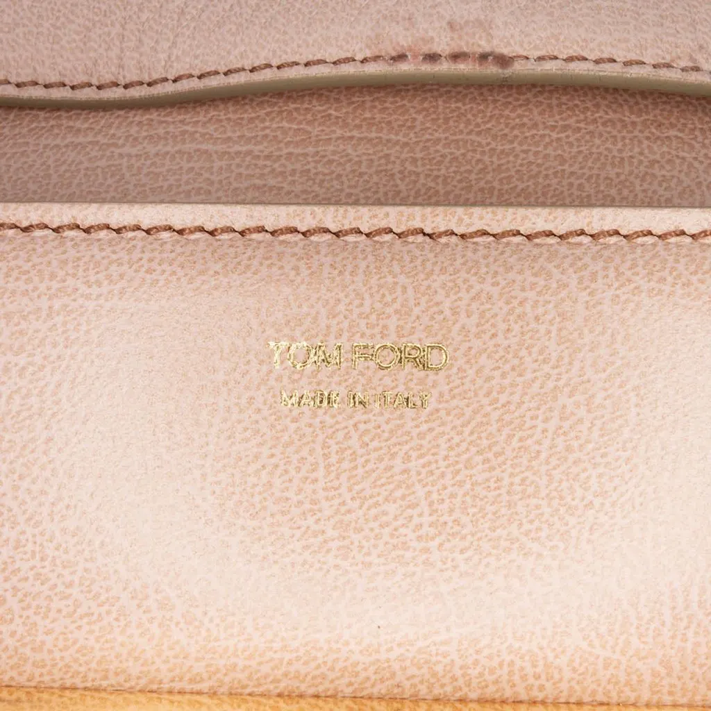 Tom Ford Medium Leather Natalia Crossbody Pink Leather Good - Box View
