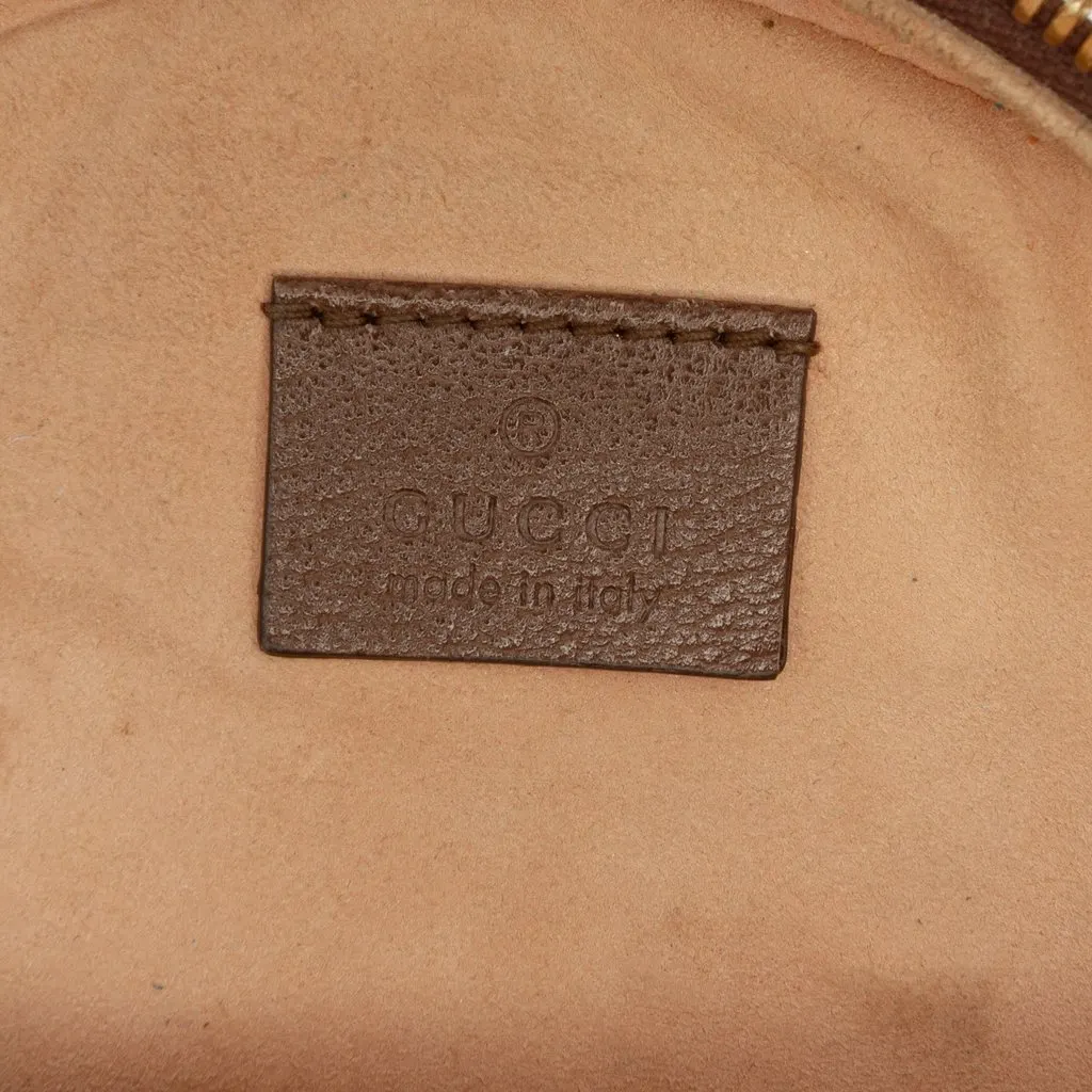 Gucci Mini GG Supreme Web Ophidia Round Crossbody Beige Very good - Box View