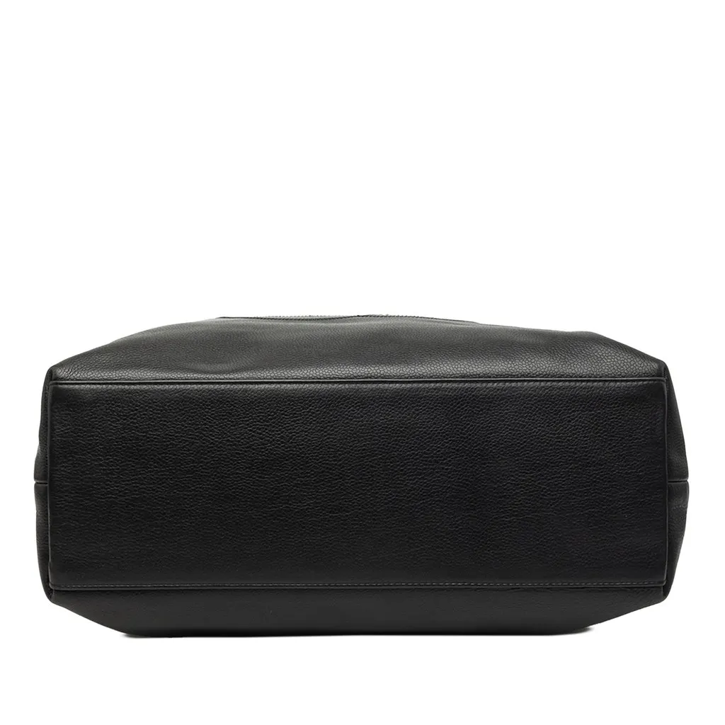 Chanel CC Caviar Tote Black Leather Very good - Inside View