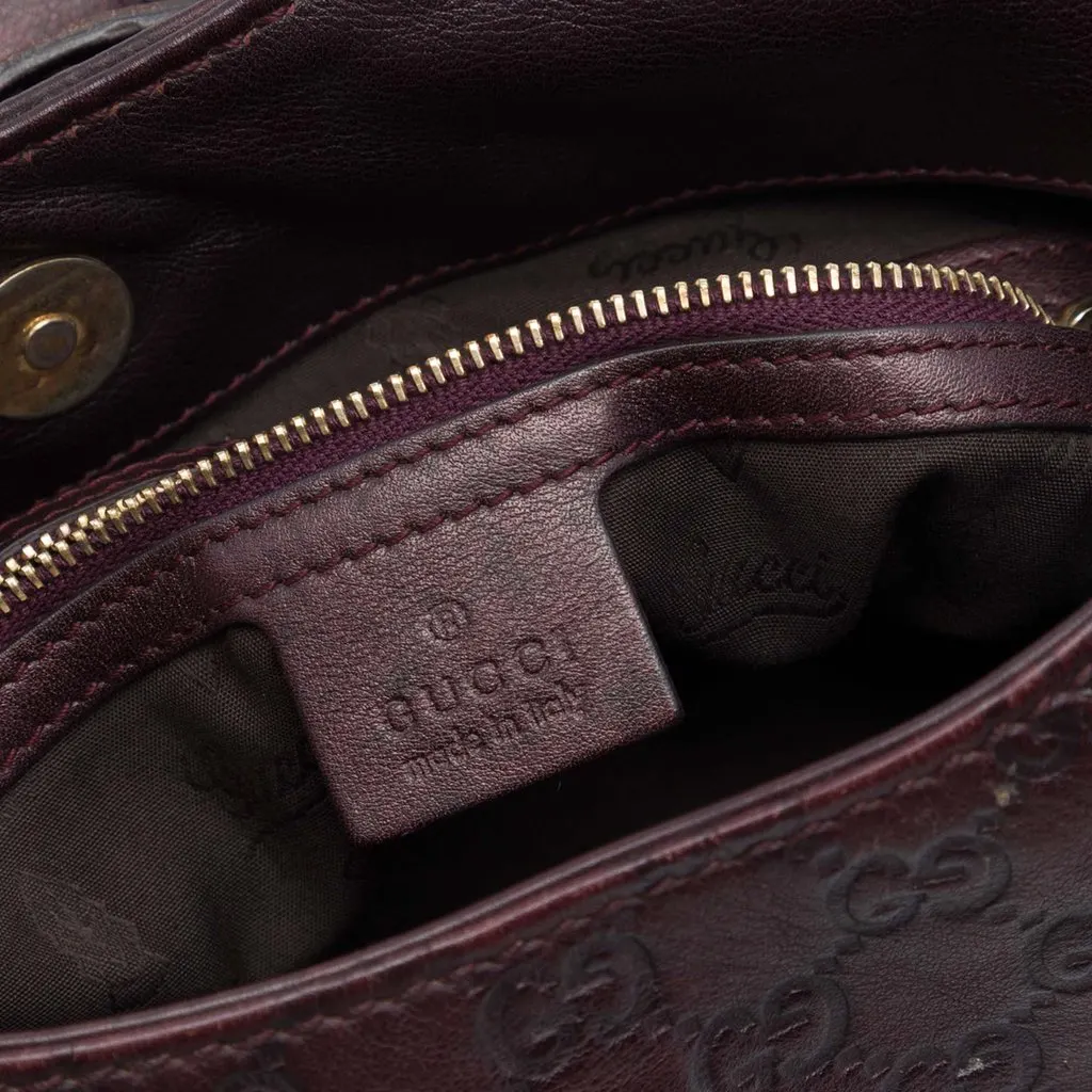 Gucci Guccissima Charlotte Crossbody Red Leather Very good - Box View