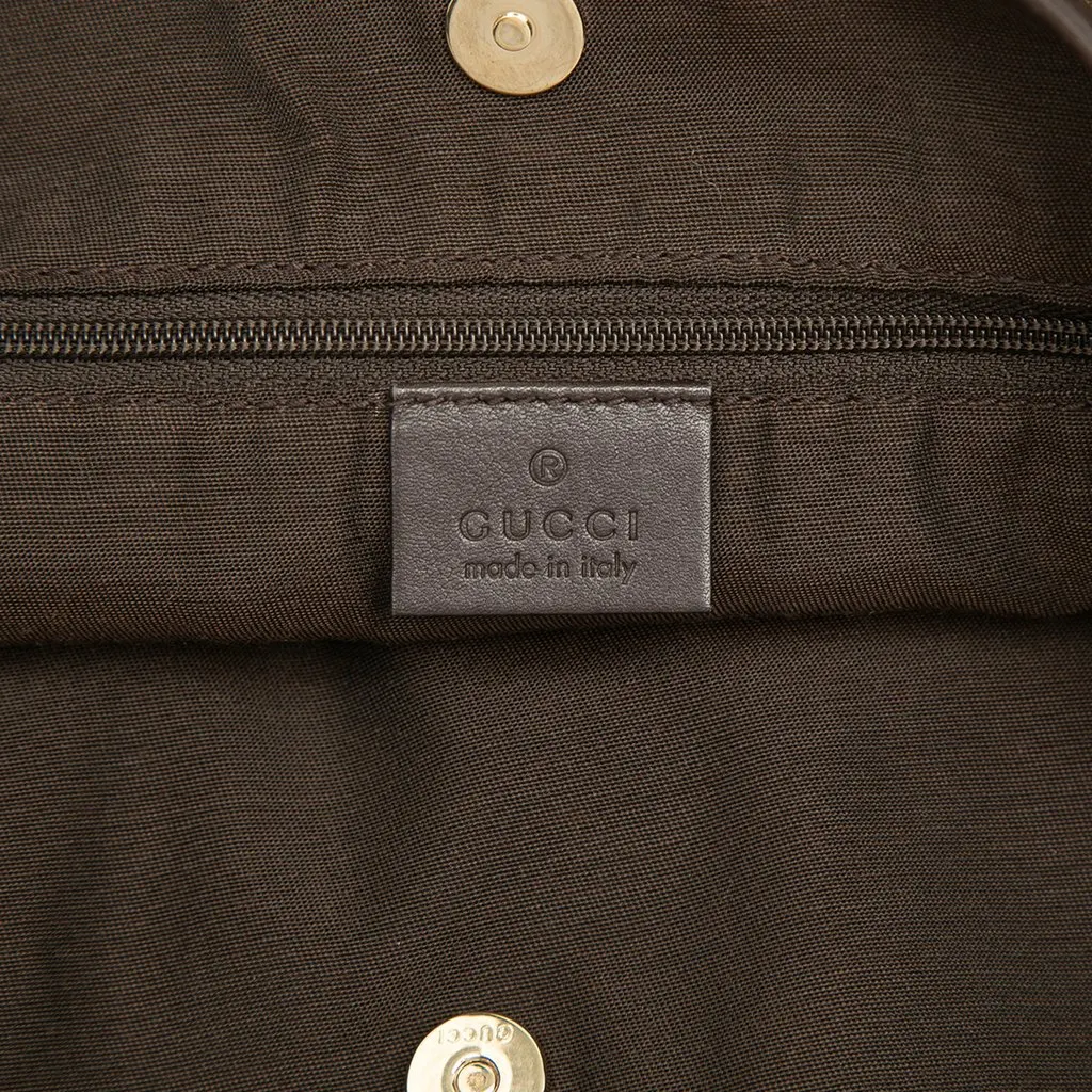 Gucci GG Canvas New Britt Tote Beige Canvas Good - Box View
