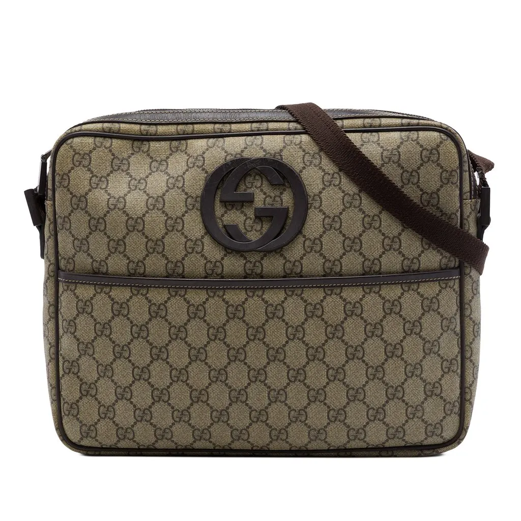 Gucci GG Supreme Interlocking G Crossbody