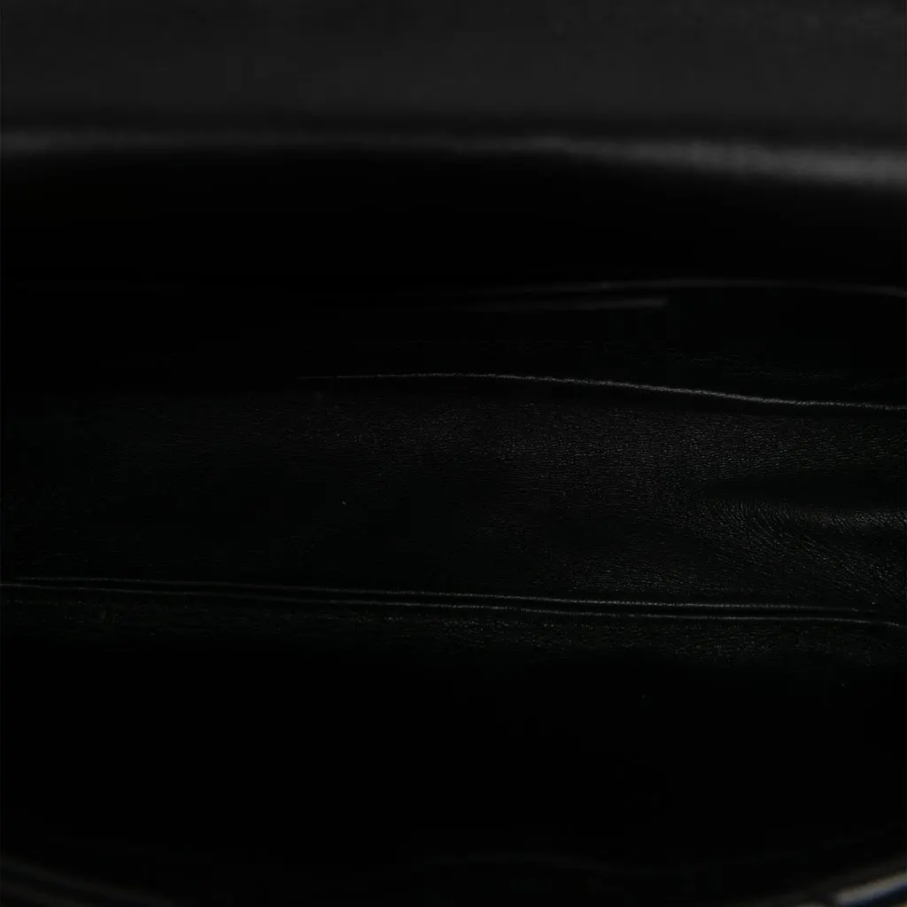 Valentino Small Nappa Monochrome Roman Stud Satchel Black Leather Very good - Model View