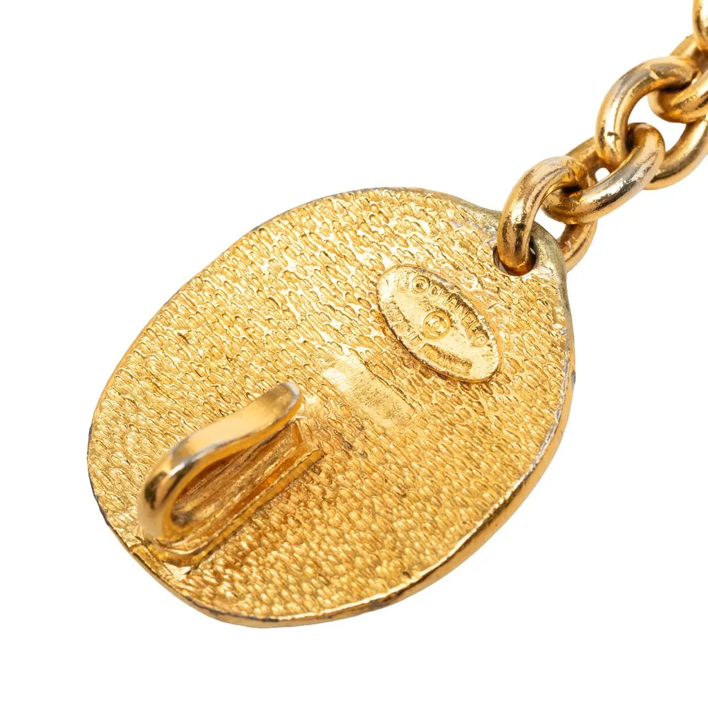 Chanel CC Gold Plated Medallion Chain Belt Gold Metal Very good - Inside View