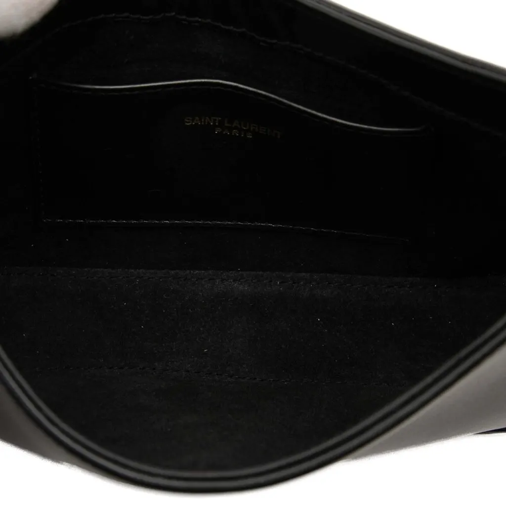 Saint Laurent Mini Smooth Calfskin Le 5 a 7 Black Leather Very good - Model View