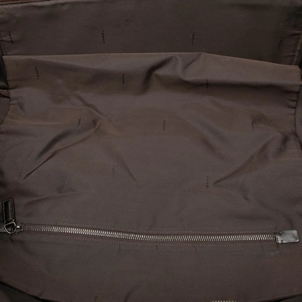 Fendi Zucca Canvas Travel Bag Brown Very good - Model View