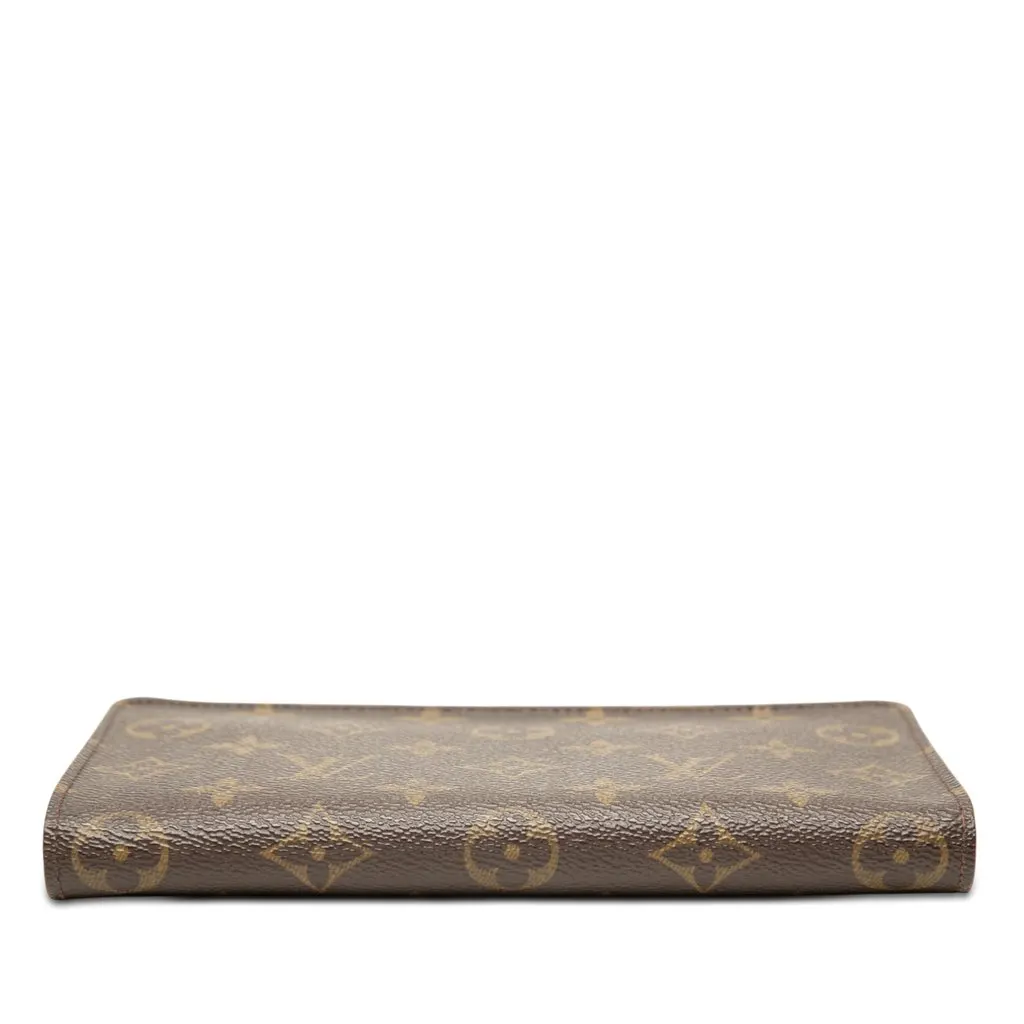 Louis Vuitton Monogram Porte Monnaie Zippy Long Wallet Brown Very good - Inside View