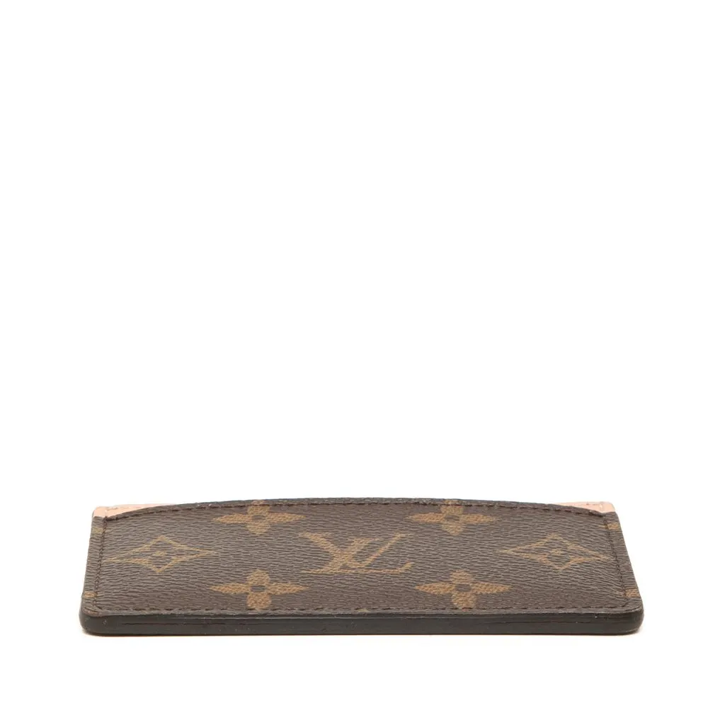 Louis Vuitton Monogram Card Holder Brown Very good - Inside View
