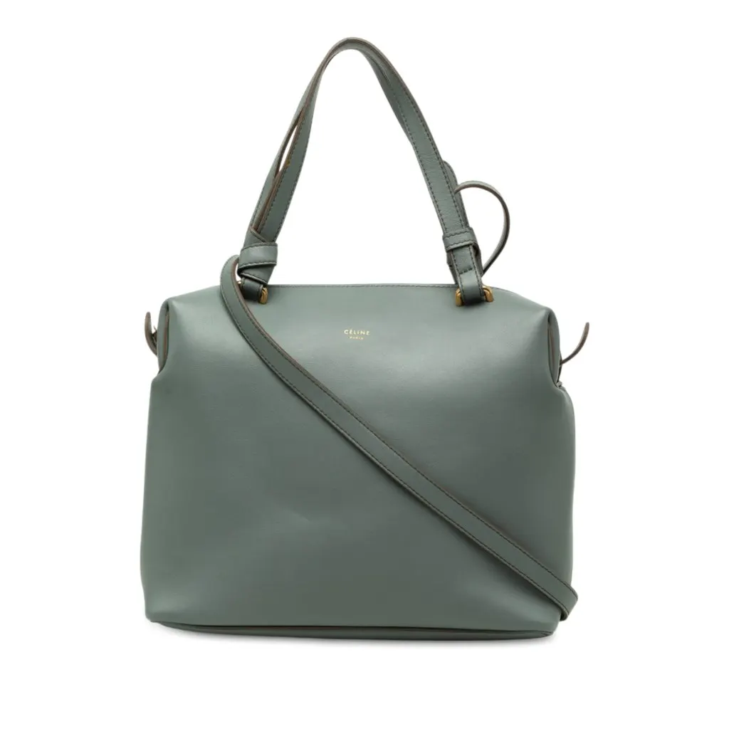 Celine Small Leather Soft Cube Bag MultiColor Leather Very good - Front View