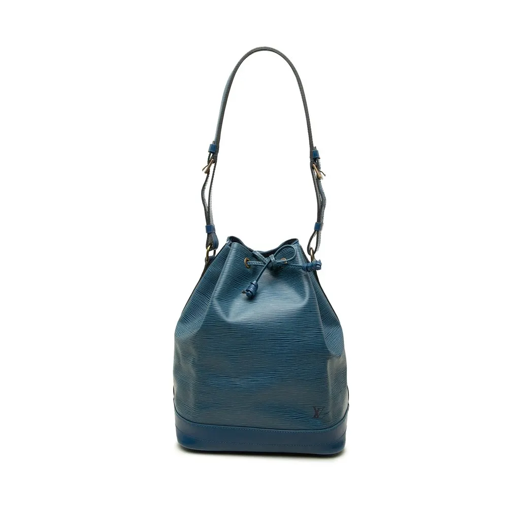 Louis Vuitton Epi Noe GM Blue Leather Good - Front View