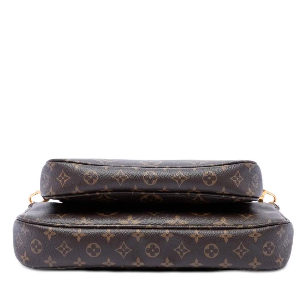 Louis Vuitton Monogram Multi Pochette Accessoires Brown Good - Inside View