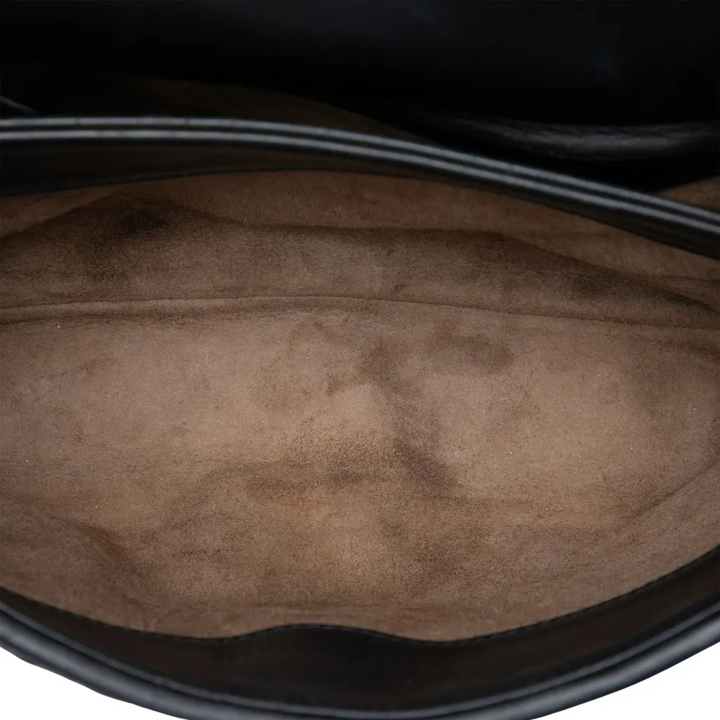 Bottega Veneta Small Nappa Intrecciato Boutis Olimpia Shoulder Bag Black Leather Very good - Model View