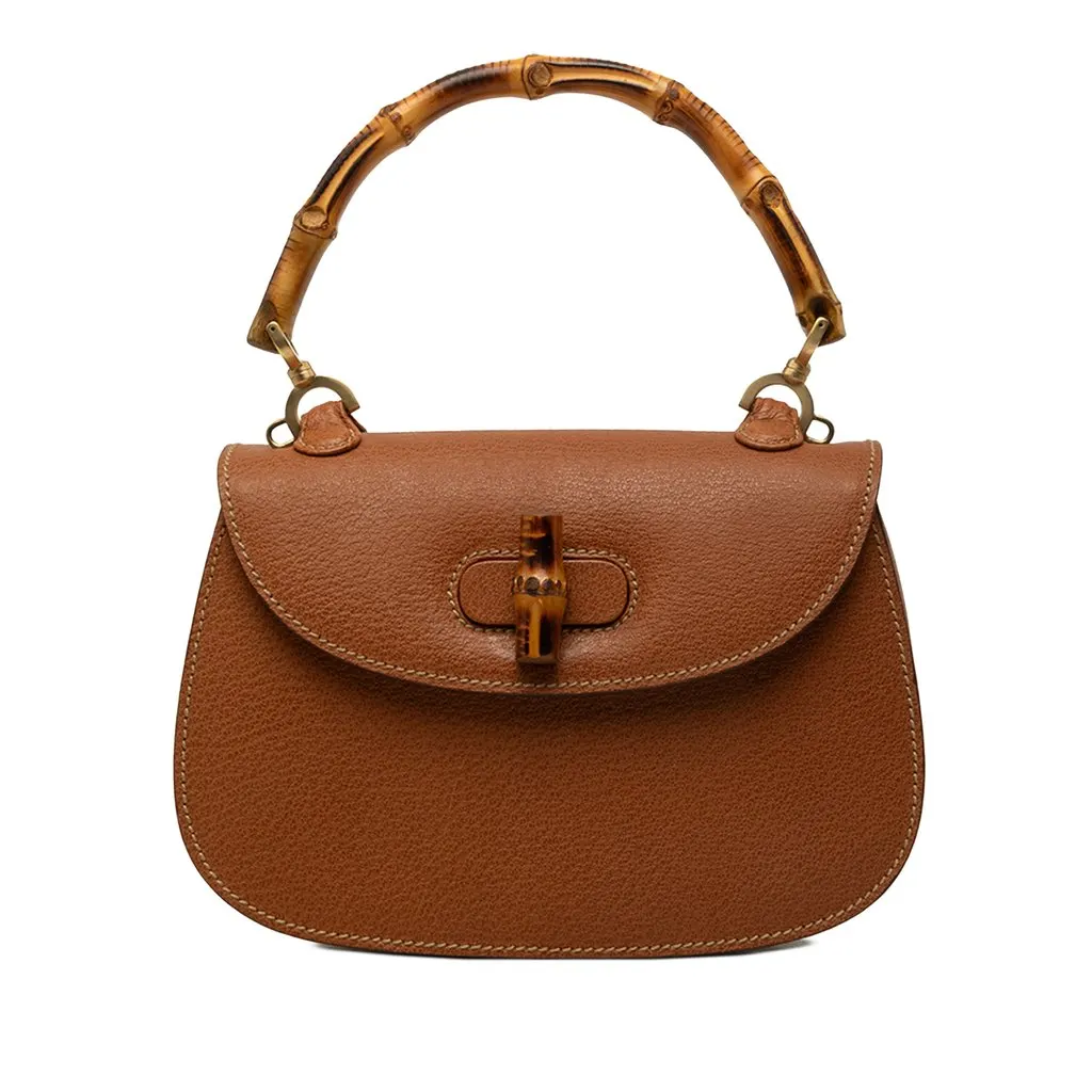 Gucci Small Grained Calfskin Bamboo Night