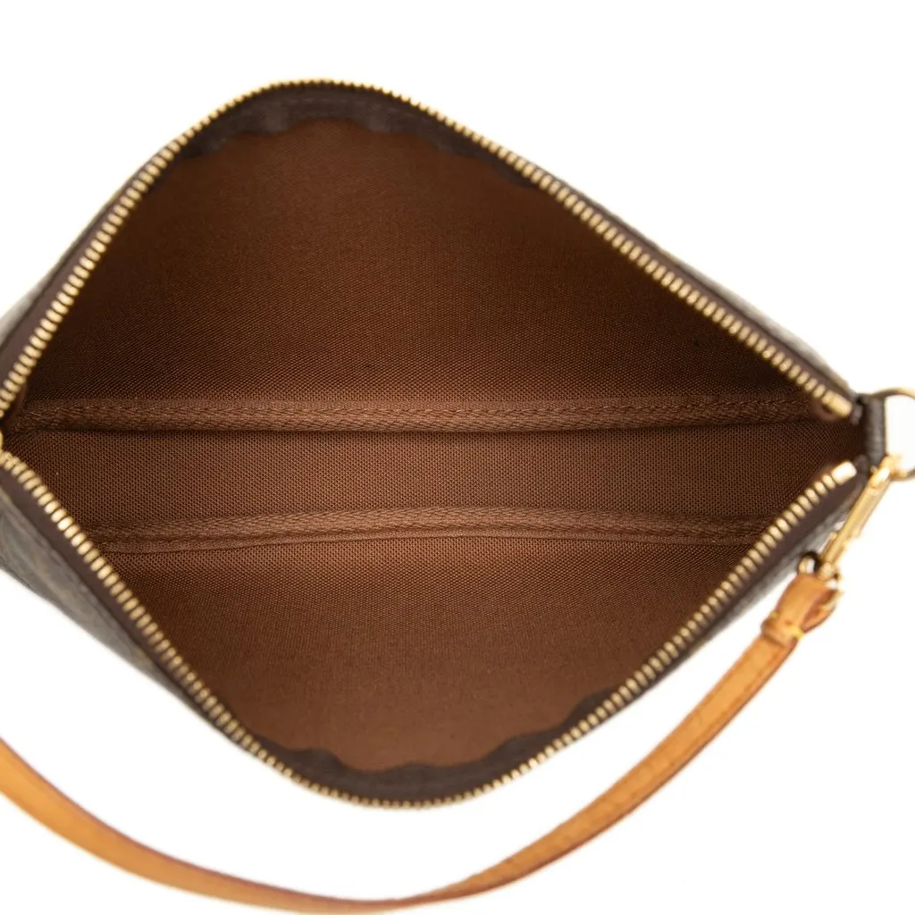 Louis Vuitton Monogram Pochette Accessoires Brown Very good - Model View
