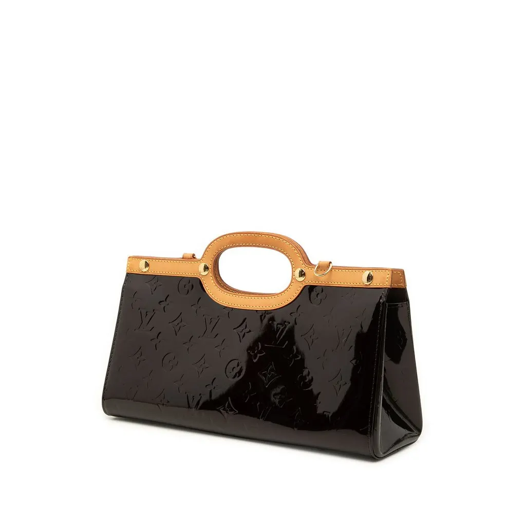 Louis Vuitton Monogram Vernis Roxbury Drive Purple Leather Good - Back View