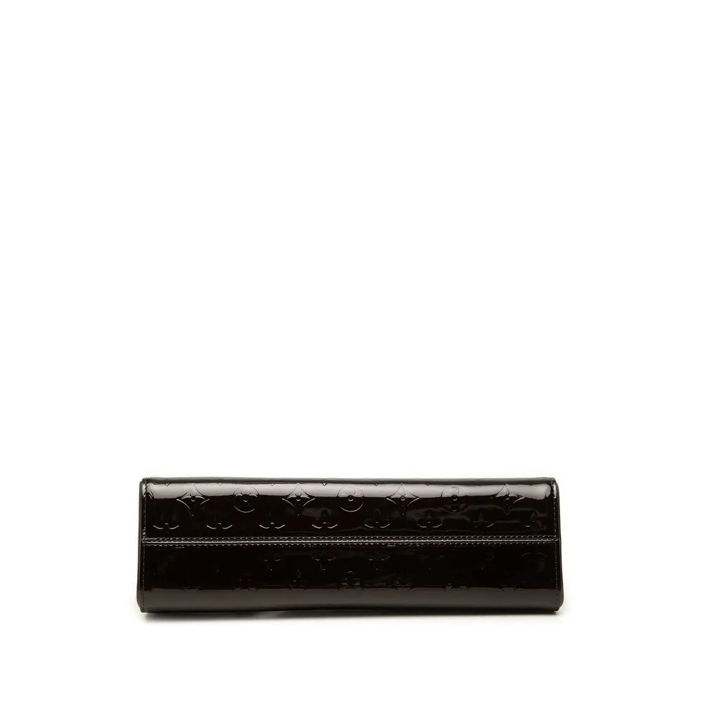 Louis Vuitton Monogram Vernis Roxbury Drive Purple Leather Good - Inside View