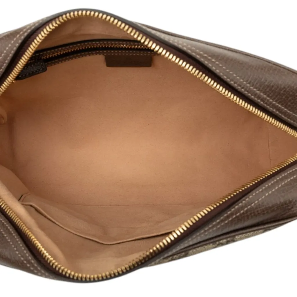 Gucci GG Supreme Ophidia Crossbody Beige Very good - Model View