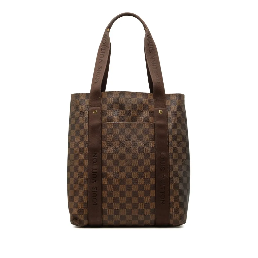 Louis Vuitton Damier Ebene Cabas Beaubourg Brown Very good - Front View