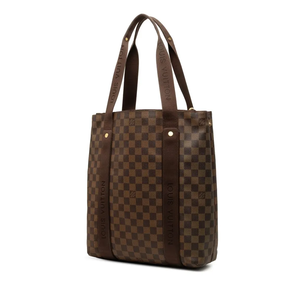 Louis Vuitton Damier Ebene Cabas Beaubourg Brown Very good - Back View