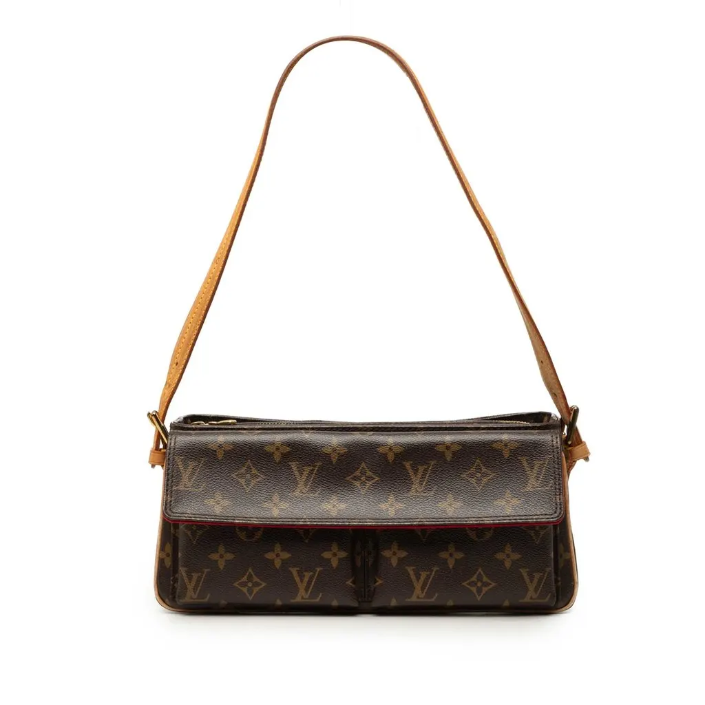 Louis Vuitton Monogram Viva Cite MM Brown Very good - Front View