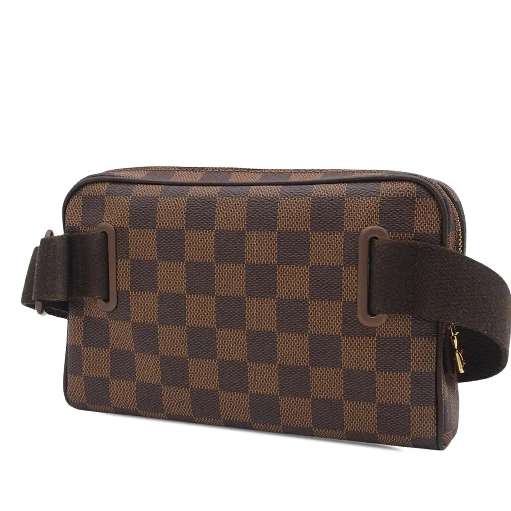 Louis Vuitton Damier Ebene Brooklyn Bum Bag Brown Very good - Back View