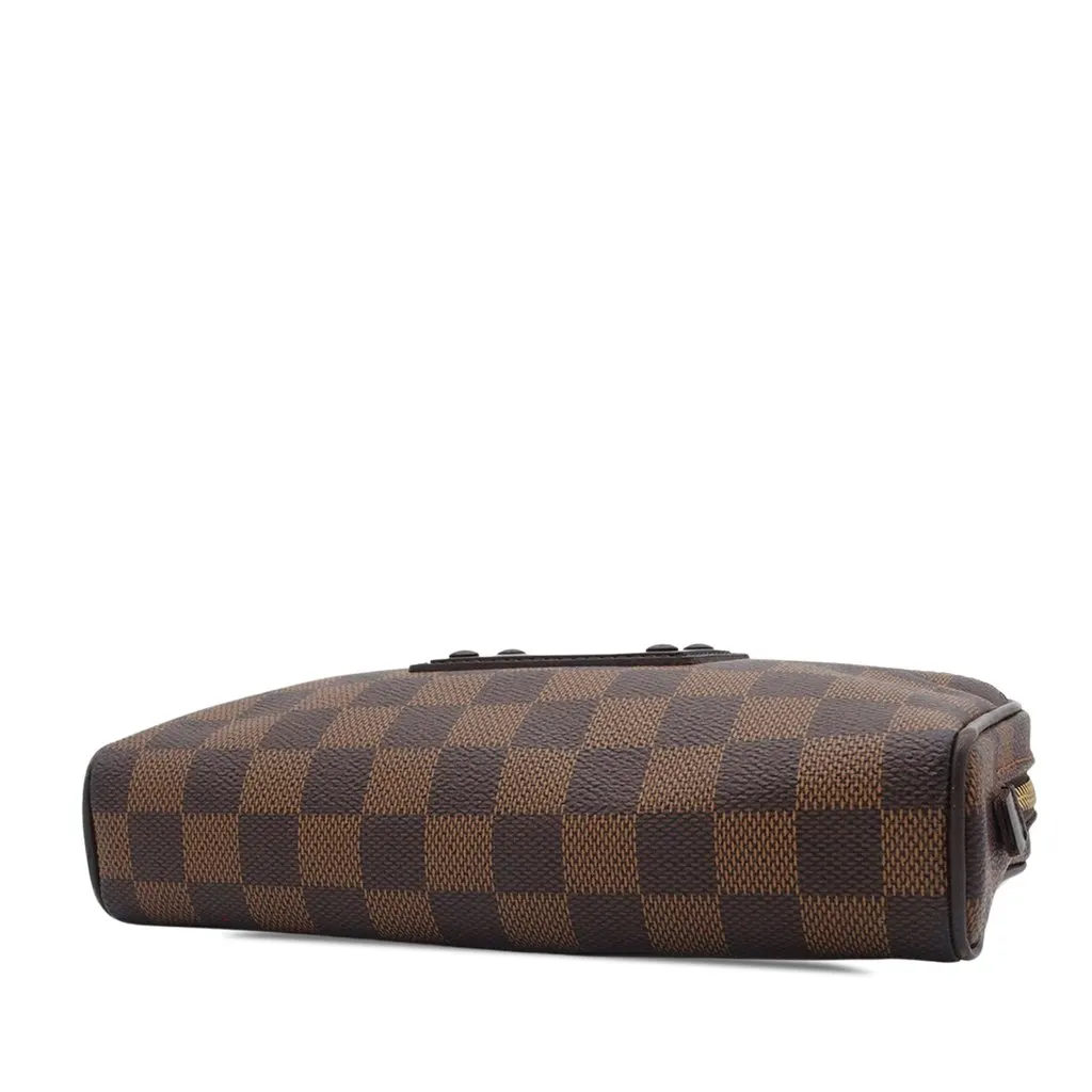 Louis Vuitton Damier Ebene Brooklyn Bum Bag Brown Very good - Inside View