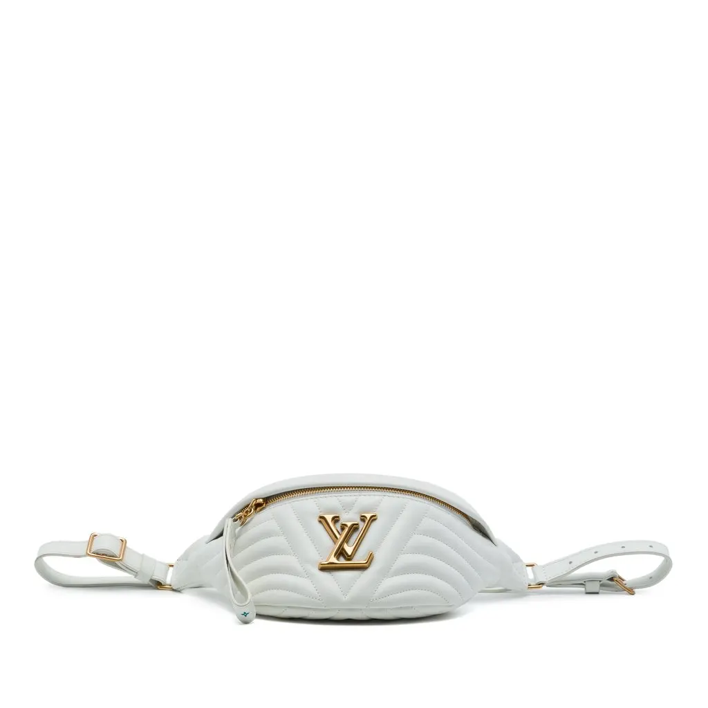 Louis Vuitton Calfskin New Wave Bumbag White Leather Very good - Inside View