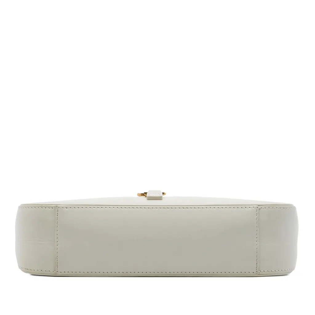 Saint Laurent Smooth Calfskin Le 5 a 7 White Leather Very good - Inside View