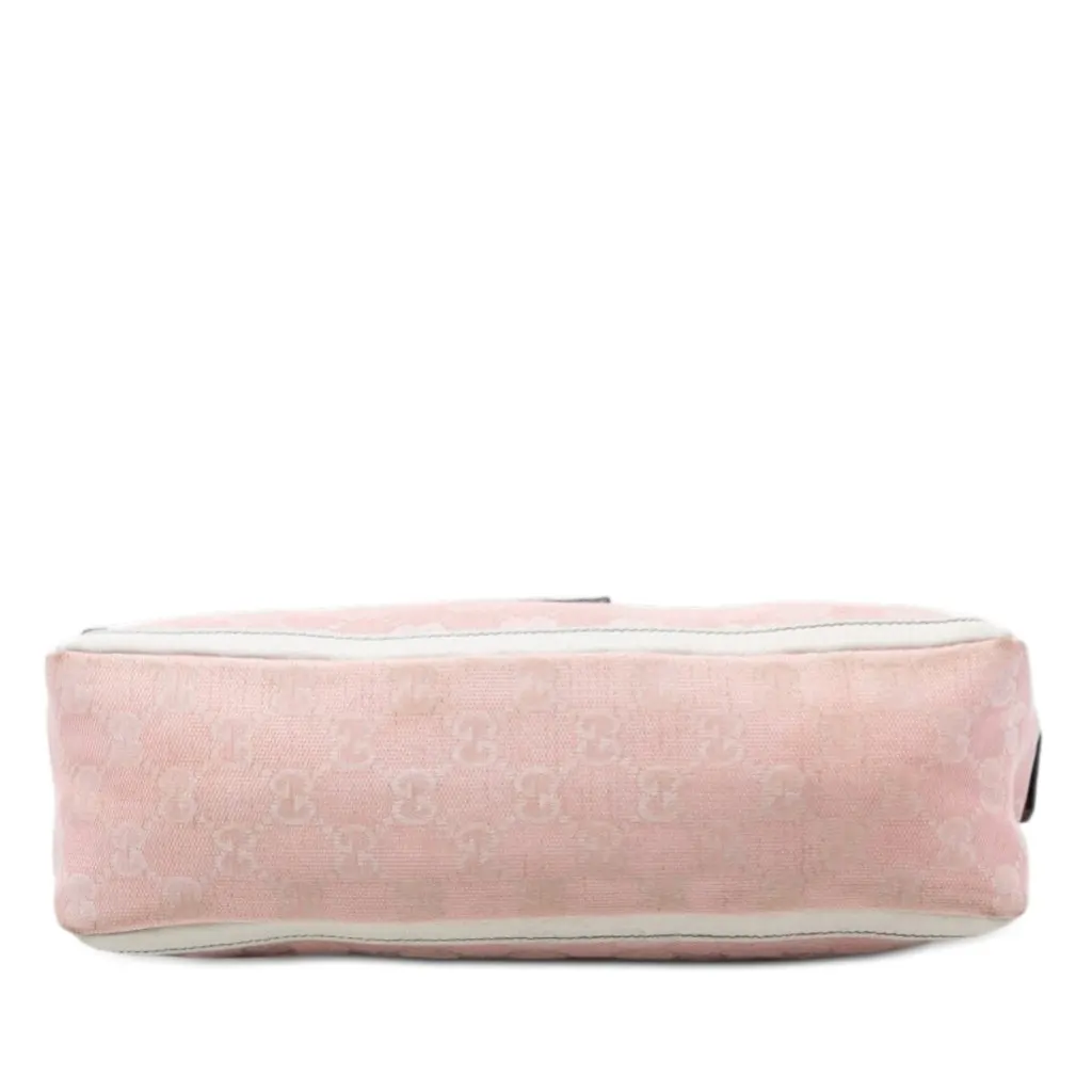 Gucci GG Canvas Abbey D Ring Pochette Pink Very good - Inside View